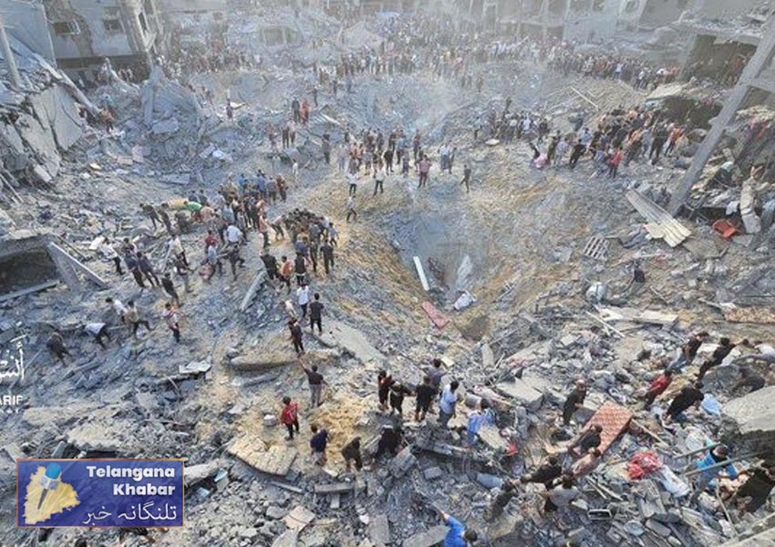 غزہ شہر کے ارد گرد  اسرائیلی فوج اور حماس کی لڑائی جاری