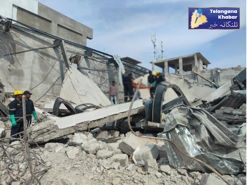 معین آباد میں زیر تعمیر انڈور اسٹیڈیم کا سلاب منہدم، 3 مزدور ہلاک