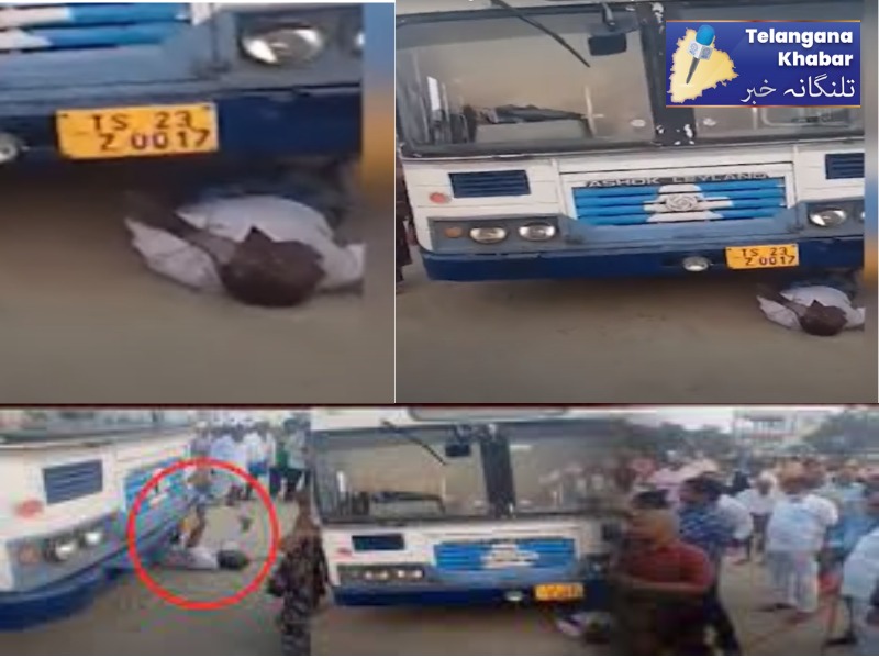 تلنگانہ:بس میں سیٹ کیلئے مسافر کا انوکھااحتجاج
