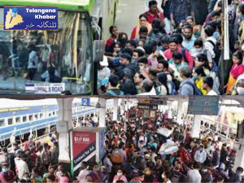 سنکرانتی تہوار۔ریلوے اسٹیشنس اور بس اسٹینڈس پر ہجوم میں اضافہ
