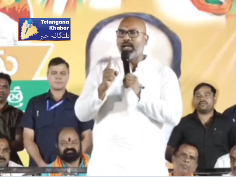 کانگریس اور بی آر ایس کو ووٹ دینے والوں کو بھگوان معاف نہیں کرےگا۔ ڈی ارویند