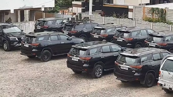 چندرابابوکیلئے نئی گاڑیوں کا قافلہ تیار