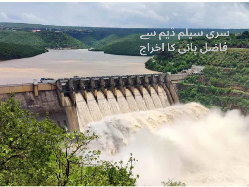 تلنگانہ: سری سیلم پراجکٹ کے 10 دروازوں سے فاضل پانی کا اخراج