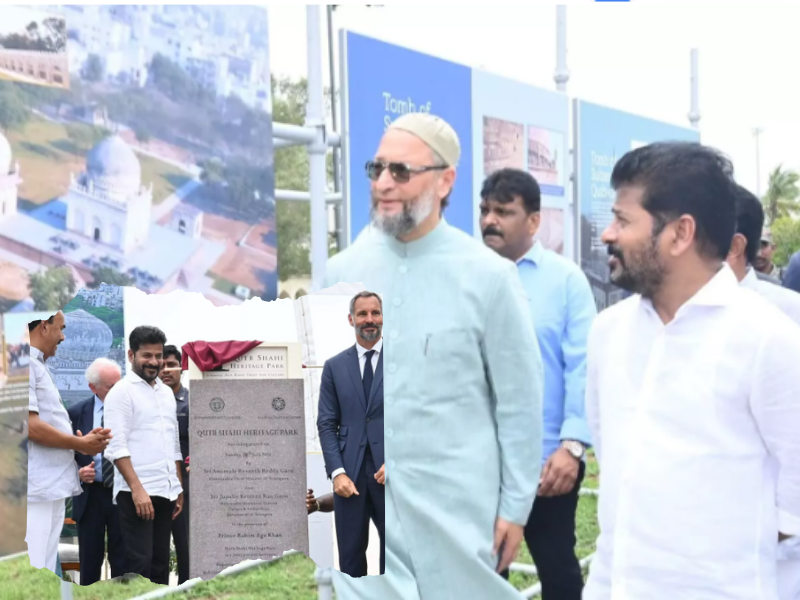 وزیراعلیٰ ریونت ریڈی نے قطب شاہی ہیریٹیج پارک کا افتتاح کیا۔  کہا تلنگانہ آرکیٹیکچرل عجائبات کا گھر ہے